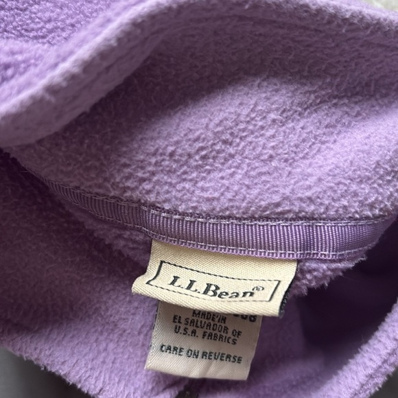 L.L.Bean Lavender Fleece Vest – Size XL | Cozy Layer | Transitional Staple | - Picture 5 of 6